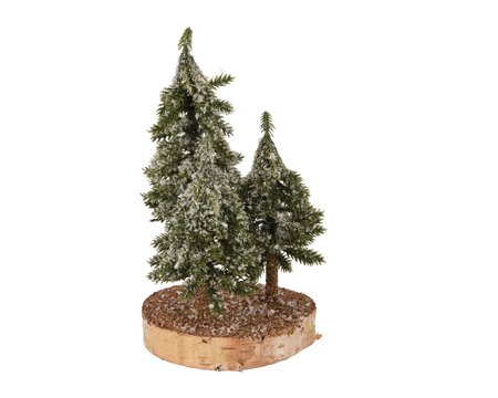Snowy Tree Table Decoration 23cm