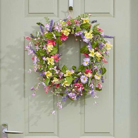 Spring Whirl Artificial Wreath 45cm