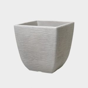 Square Cotswold Planter 32Cm Limestone Grey