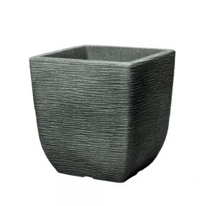 Square Cotswold Planter 38Cm Marble Green