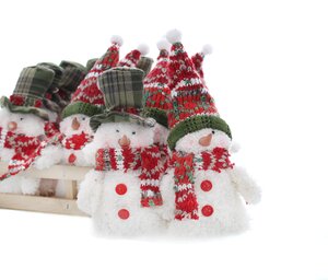 Standing Decorative Snowmen 12 x 20cm