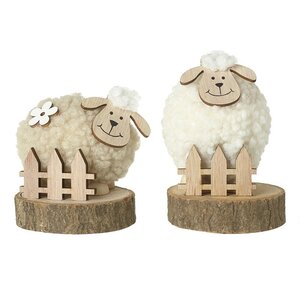 Standing Fluffy Sheep Decoration