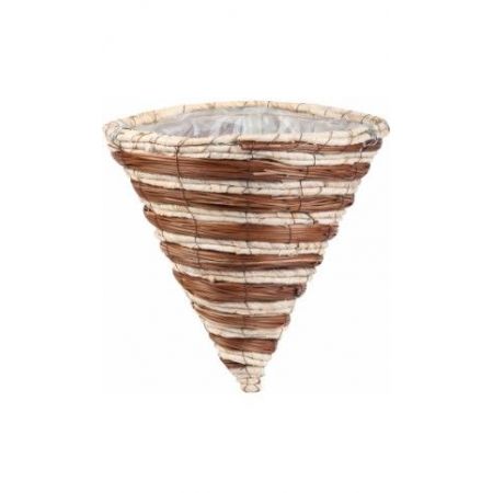 Striped Woven Round Cone 12"