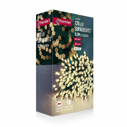 Supabrights Multi-Action 120 LED Warm White