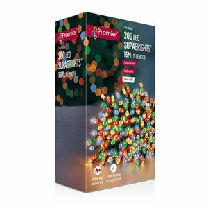 Supabrights Multi-Action 200 LED Multi-Coloured with Timer
