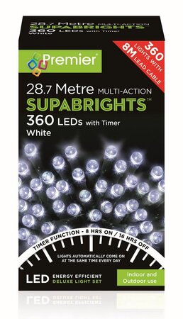 Supabrights Multi-Action 360 LED White with Timer - image 1