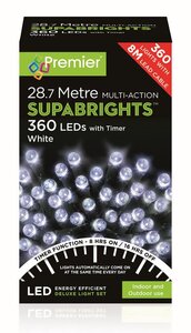 Supabrights Multi-Action 360 LED White with Timer - image 1