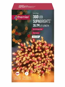 Supabrights Multi-Action 360 Red/VG Leds w/timer