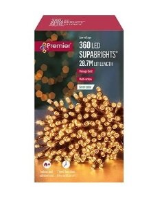 Supabrights Multi-Action 360 Vintage Gold Leds with Timer
