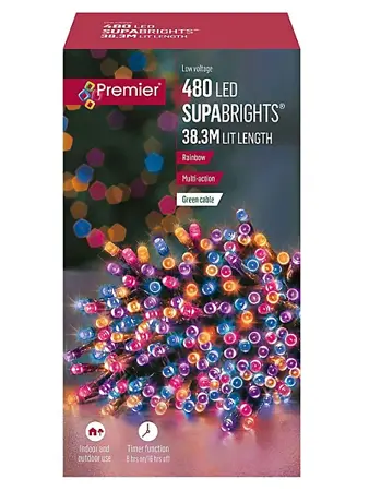 Supabrights Multi-Action 480 LED Rainbow with Timer