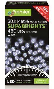 Supabrights Multi-Action 480 LED White with Timer - image 2
