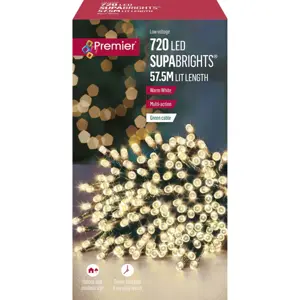 Supabrights Multi-Action 720 LED Warm White