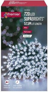 Supabrights Multi-Action 720 LED White with Timer