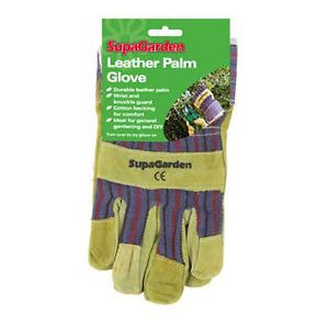 Supagarden Leather Palm Glove