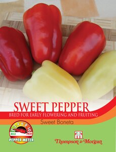 Sweet Pepper - Boneta - Thompson and Morgan Seed Pack - image 1