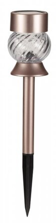 Swirl Rose Gold Stake Light - Warm White - image 2