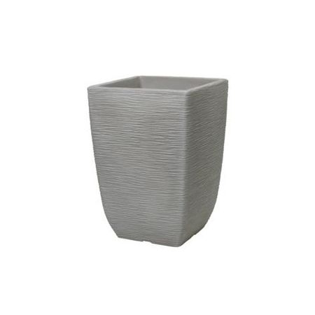 Tall Square Cotswold Planter 33Cm Limestone Grey