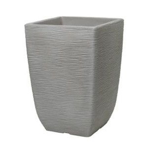 Tall Square Cotswold Planter 33Cm Limestone Grey