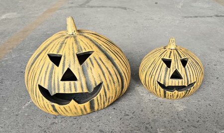 Terracotta Pot Fang Painted Pumpkin - image 2