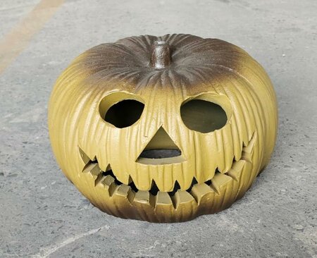 Terracotta Pot Pumpkin Painted Size C - image 1