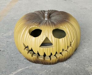 Terracotta Pot Pumpkin Painted Size C - image 1