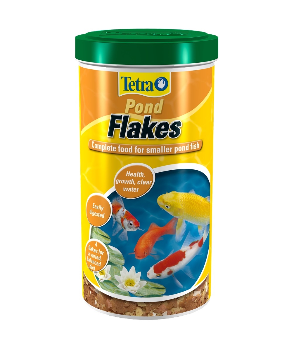 Tetra Pond Flakes 180G/1000Ml Horticentre Your Family Run Garden