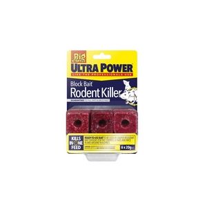 The Big Cheese Ultra Power Block Bait Killer Station Refills 6 X 20G