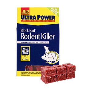 The Big Cheese Ultra Power Block Bait Killer Station Refills 6 X 20G