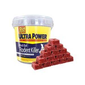 The Big Cheese Ultra Power Block Bait² Rodent Killer - 15X20G Blocks