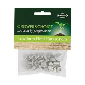 Tildenet 10 Pack Cruciform Head Bolts & Nuts