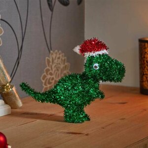 Tinsel Rex Pendant Christmas Decoration