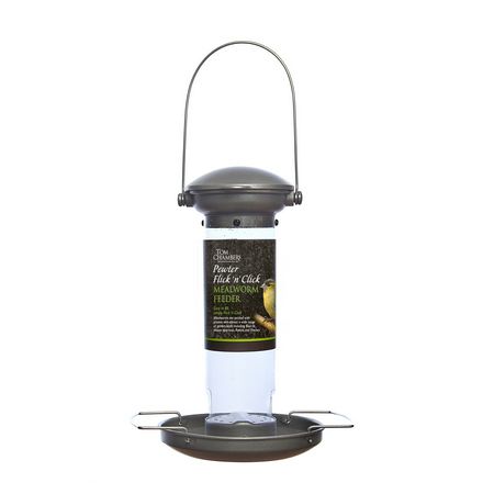 Tom Chambers Pewter Flick N Click Mealworm Feeder
