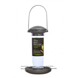 Tom Chambers Pewter Flick N Click Mealworm Feeder