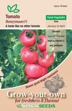 Tomato - Honeymoon F1 - Kings Seeds - image 1