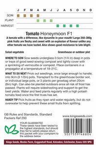 Tomato - Honeymoon F1 - Kings Seeds - image 2