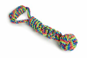 Toyz Rope Ball Tugger Toy