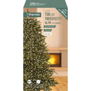 Treebrights 750 Multi-Action White & Warm White LED w/timer