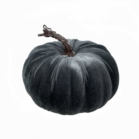 Velvet Pumpkin Grey 18cm x 13cm