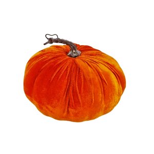 Velvet Pumpkin Orange 24cm x 15cm