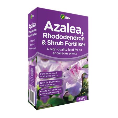 Vitax Azalea, Rhododedron & Shrub Fertiliser Pouch 0.9Kg