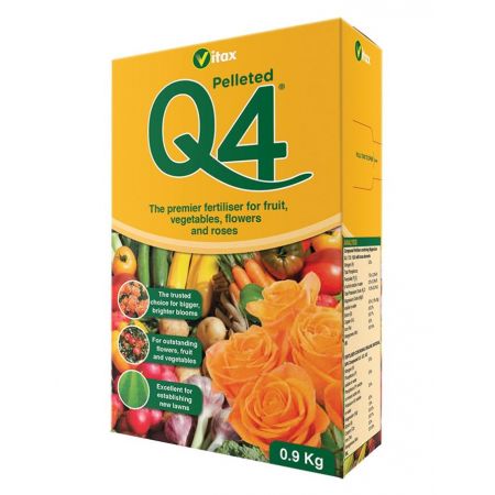 Vitax Q4 Pelleted Fertiliser 0.9Kg