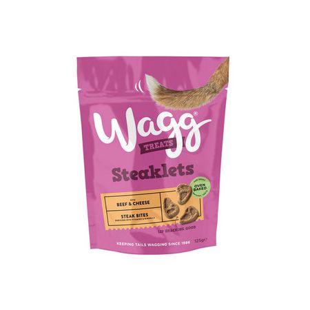 Wagg Dog Treats Steaklets 125G