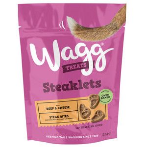 Wagg Dog Treats Steaklets 125G