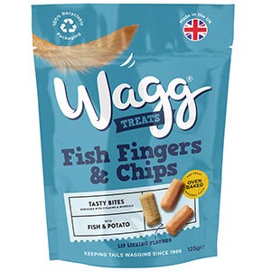 Wagg Fish Fingers & Chips Treats 125g