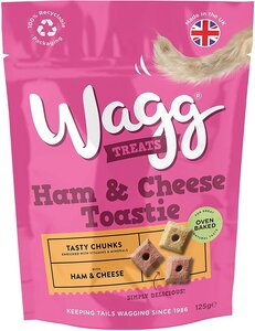 Wagg Ham with Cheese Toastie Treats 125g
