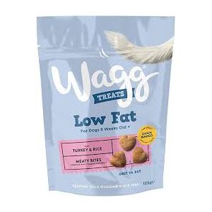 Wagg Low Fat Treats With Chicken & Rice - 125G