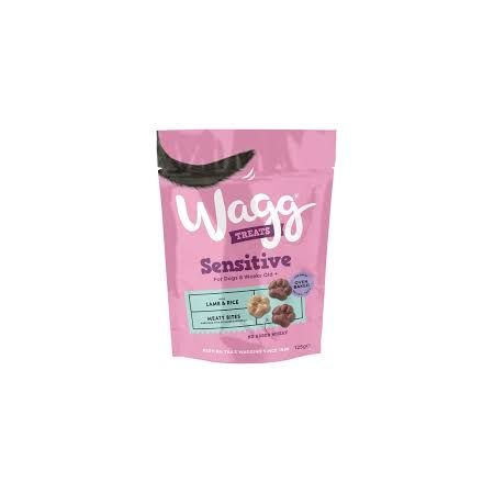 Wagg Sensitive Treats With Lamb & Rice - 125G