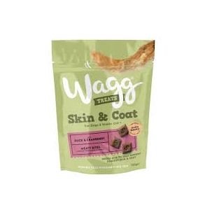 Wagg Skin & Coat With Duck & Cranberry Flavour Dog Treats - 125G