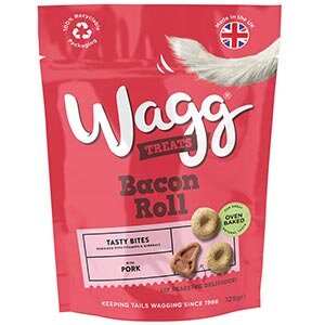 Wagg Treats Bacon Roll 125g