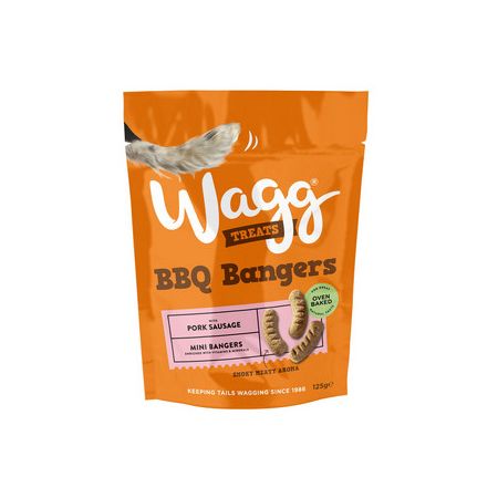 Wagg Treats - Bbq Bangers - 125G